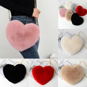 Bolsa de peluche corazon