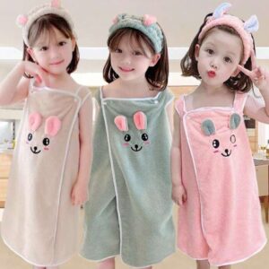 Toalla de salida de baño para niñas