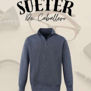 Sueter de caballero con cierre