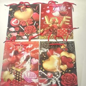 V46 bolsa de regalo san valentin $10 pz $100 la docena