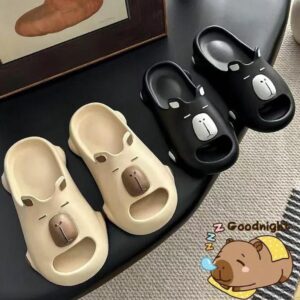 Sandalia capibara abierta de enfrente