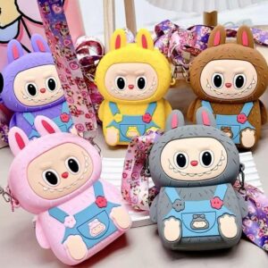 Bolsista Labubu de silicon