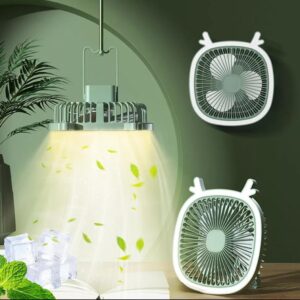 Ventilador, lampara recargable