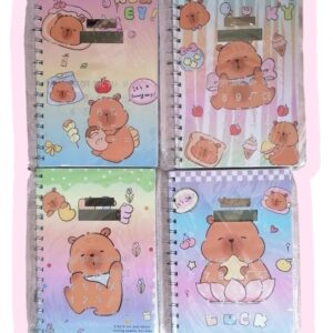 Libreta con calculadora capibara