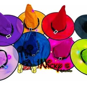 Sombrero de brujita con luz