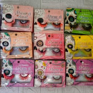 A2317 Pestaña Viene El Alma De Colores Con Pedrería