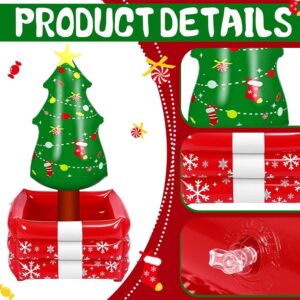 Inflable de árbol con compartimentos de bebidas