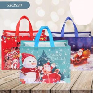 Bolsa reutilizable navideña