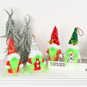 Decoracion de elfos colgantes