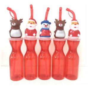 Vaso navideño con luz