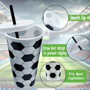 Vaso con estampado de balon