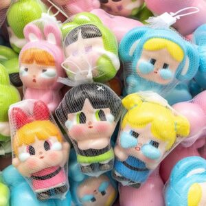 Squishy baby dolls power girls