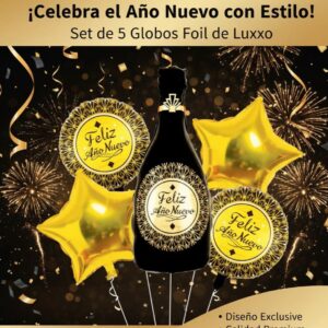 Set de globos de año nuevo