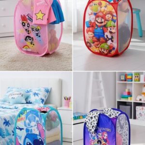 Cesto plegable animado