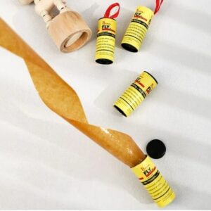 Tira adhesiva atrapa moscas