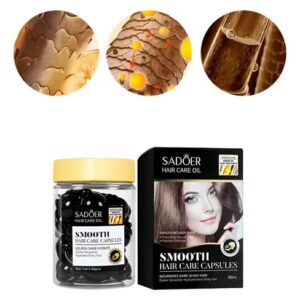Capsulas de aceite para el cuidado del cabello Smooth Hair Care Oil