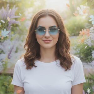 Lentes en forma de hoja