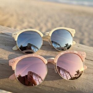 Lentes redondos reflejantes