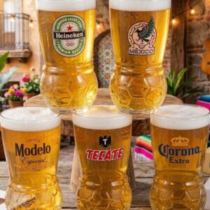 VASO CERVECERO DE VIDRIO