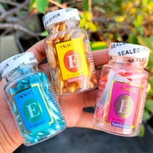 Cápsulas faciales con Vitamina E